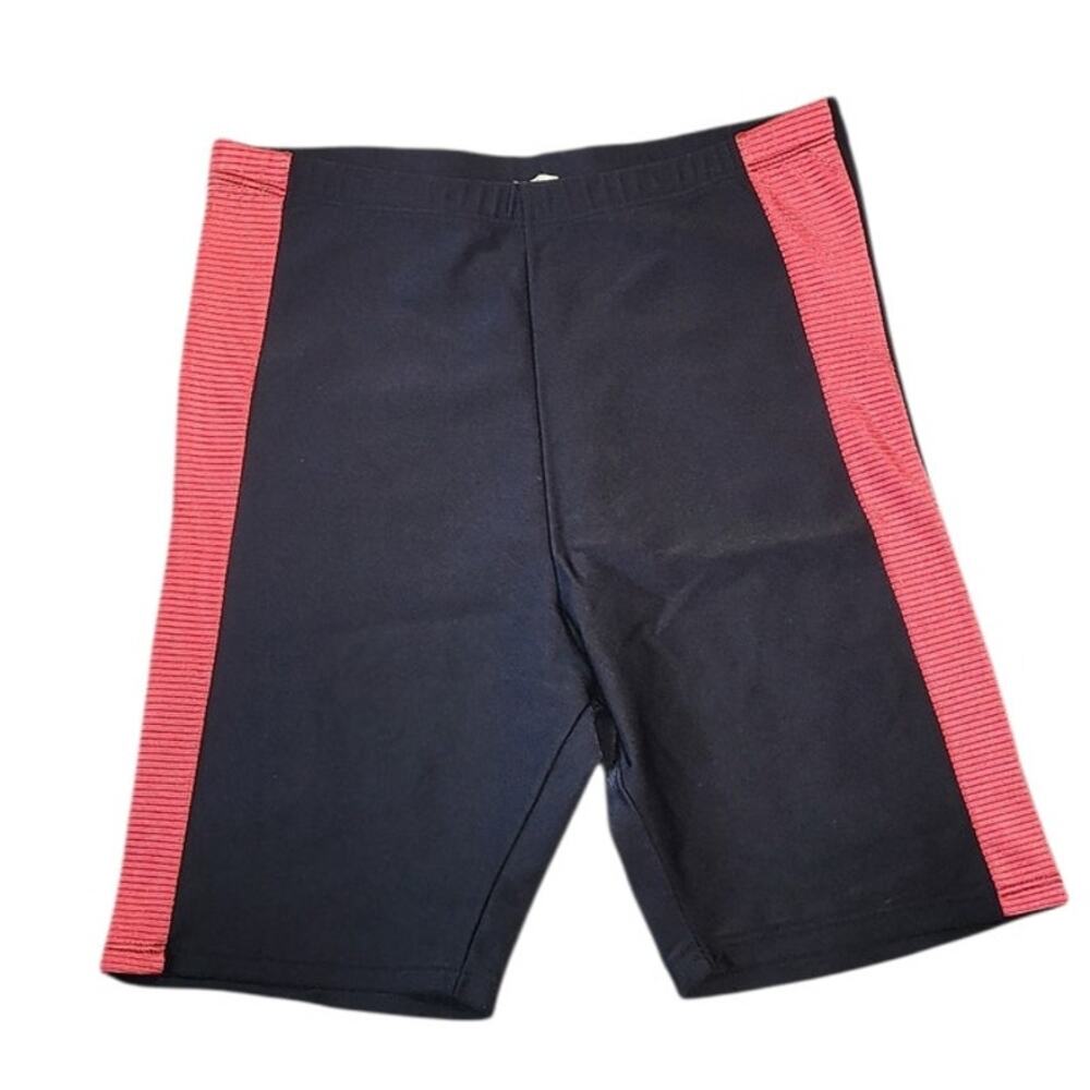 VTG USA Cycling Shorts Stripe Biker M Lycra Legacy Nostalgia Track To Street
